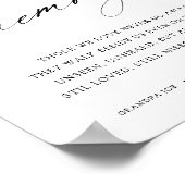 Poster Mariage en Mémoire Affectueuse (Coin)