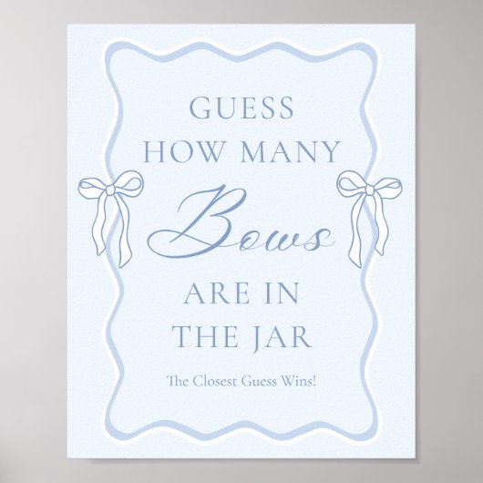 Poster Mariage et Réception de Mariage : Devinez combien  (Devant)
