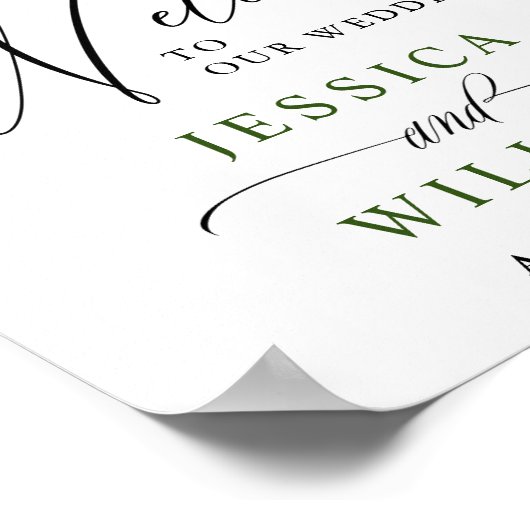 Poster Mariage Eucalyptus Lavender (Coin)