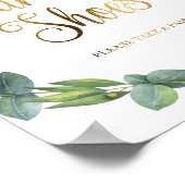 Poster Mariage Eucalyptus signe pour chaussures de danse (Coin)