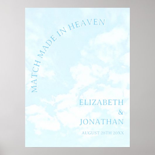 Poster Mariage fait au ciel (Devant)