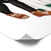 Poster Mariage fiançailles Couple Portrait Imprimer (Coin)