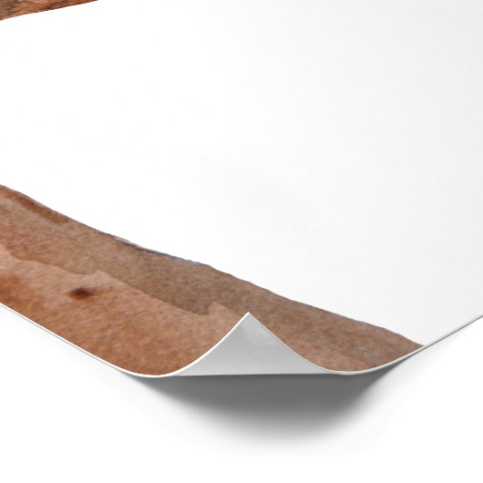 Poster Mariage Fingerprint Arbre Livre d'invité Alternati (Coin)