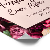 Poster Mariage floral (Coin)