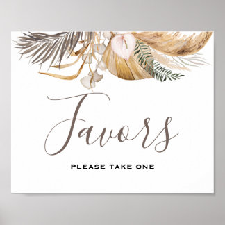 Poster Mariage floral à feutre minimal