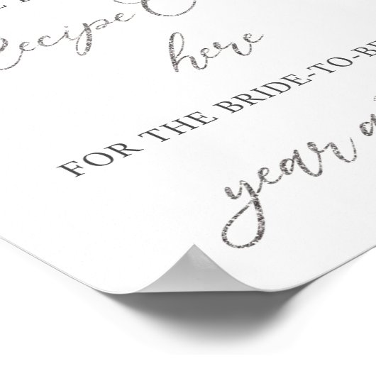 Poster Mariage Floral Bourguignon Rose Pâle Apportez une  (Coin)