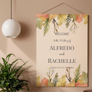 Poster Mariage Floral de Jardin d'Été
