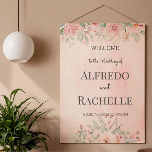 Poster Mariage Floral de Jardin d'Été