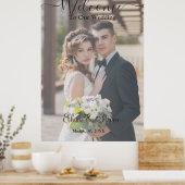 Poster Mariage floral rustique Élégant 3D (Cuisine)