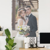 Poster Mariage floral rustique Élégant 3D (Bureau à domicile)