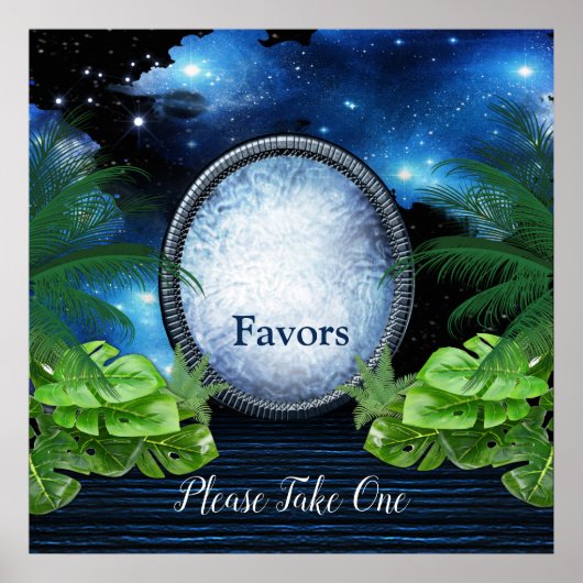 Poster Mariage Galaxy Portal (Devant)