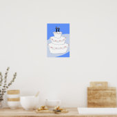 Poster Mariage Gâteau Deux Pièces (Cuisine)