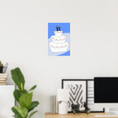 Poster Mariage Gâteau Deux Pièces (Bureau à domicile)