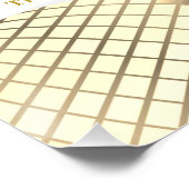 Poster Mariage Gold Disco Ball (Coin)