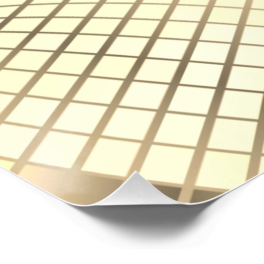 Poster Mariage Gold Disco Ball (Coin)