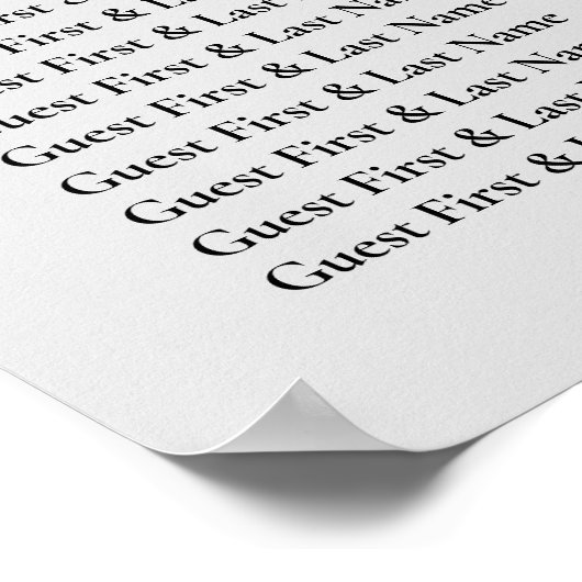 Poster Mariage gris Numéro de table d'accueil moderne min (Coin)