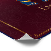 Poster Mariage indien traditionnel Red Gold (Coin)