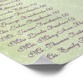 Poster Mariage Inséparable Art nouveau (Coin)