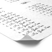 Poster Mariage Inséparable forestier enchanté (Coin)