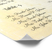 Poster Mariage Inséparable Vintage en fleurs de cerisier (Coin)