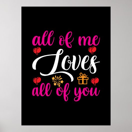 Poster Mariage Je Vous Aime Tous (Devant)