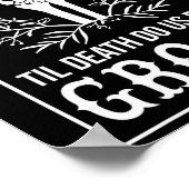 Poster Mariage jumelé de mariée de chambre Squelette Coup (Coin)