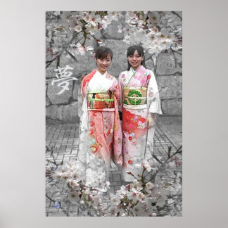 POSTER MARIAGE KIMONOS