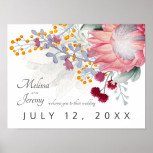 Poster Mariage King Protea