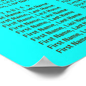 Poster MARIAGE LOVE PEACOCKS Red Swirl Bleu Seigneurs (Coin)