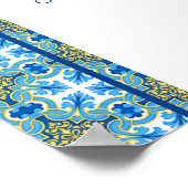 Poster Mariage Méditerranéen au Citron  (Coin)