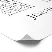 Poster Mariage minimaliste classique moderne (Coin)