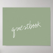 Poster Mariage minimaliste minimaliste moderne Sage de sc (Devant)