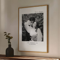 Mariage minimaliste moderne