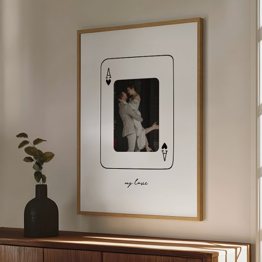 Poster Mariage Minimaliste Moderne