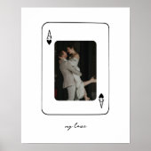 Poster Mariage Minimaliste Moderne (Devant)