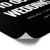 Poster Mariage minimaliste simple (Coin)