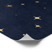 Poster Mariage mystique de la lune d'or céleste (Coin)
