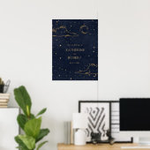 Poster Mariage mystique de la lune d'or céleste (Bureau à domicile)