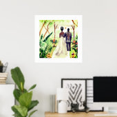 Poster Mariage noir (Bureau à domicile)