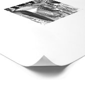 Poster Mariage noir et blanc (Coin)