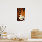 Poster Mariage occidental avec des marguerites blanches e (Cuisine)