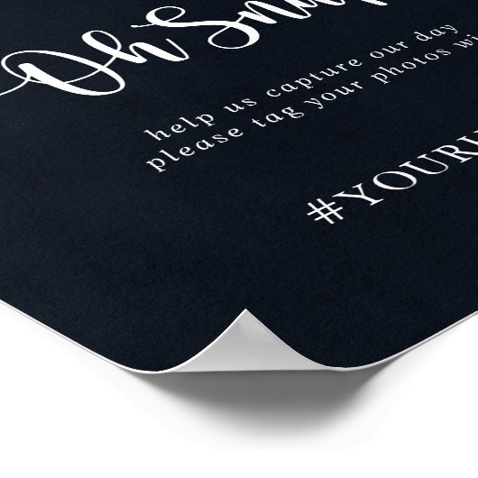 Poster Mariage Oh Snap Rustic String Lights (Coin)