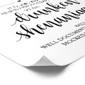 Poster Mariage Open Bar, signe shenanigans ivres (Coin)