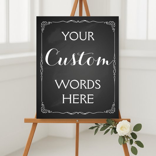 Poster Mariage ou signature de parti faites votre propre 