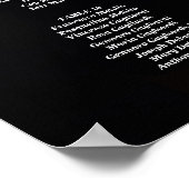 Poster Mariage photo carte assise élégant moderne (Coin)