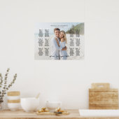 Poster Mariage photo, moderne (Cuisine)