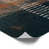 Poster Mariage photo Rustique en bois (Coin)