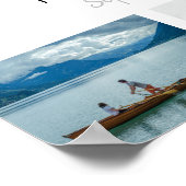 Poster Mariage photo simple (Coin)