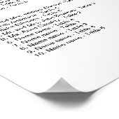 Poster Mariage Plage Bleu Starfish Grand Seating Chart (Coin)