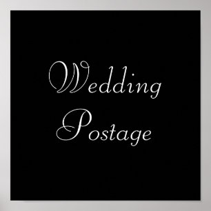 Poster Mariage Postage